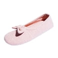 thumbnail image 3 of Women's Fuzzy Slippers Warm Fleece Lined Plush Non Slip House Shoes Comfortable Memory Foam Loafer Slippers, 3 of 6