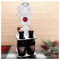 thumbnail image 2 of Mini portabotellas divertido navideño, mini soporte para botellas de licor para bebidas, bonito adorno de escritorio de madera, vamos a buscarlo, 2 of 5