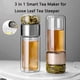 thumbnail image 4 of Infusor de té Infusifie, nueva botella de vidrio para infusiones de té 2025, botella de vidrio de doble capa para infusiones de té, 420 ml, color dorado, 4 of 7