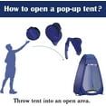 thumbnail image 5 of WakiWaki Outdoor Portable Shower Tent with Carrying Bag, 5 of 7