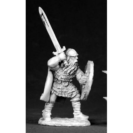 - Reaper Miniatures Erik Redbeard, Viking #02556 Dark Heaven Unpainted Metal