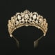 thumbnail image 2 of EeaseMX Tiara de novia con corona de agua coreana, accesorio para el cabello para mujer y niña (verde), 2 of 7
