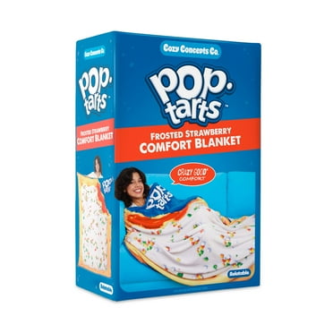 Pop-Tarts™ Cozy Concepts Co. Throw Blanket,  Giant Strawberry Pop-Tart®, Perfect Easter Gift for Kids and Teens, 50x60”