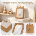 thumbnail image 2 of Unique Bargains Minimalist Clear Acrylic Floating Photo Frame Brown Crown 5" x 7", 2 of 5