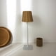 thumbnail image 1 of Lámpara De Mesa LED, 120LM 3 Colores Ajustables Lámpara De Cabecera Boho PC Ratán Tejido Control Táctil Luz De Noche De Cabecera Recargable Para Salón, Dormitorio, Bar, 1 of 7