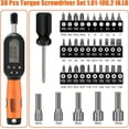thumbnail image 3 of Digital Torque Screwdriver Set 38pcs, 1/4" Drive, 1.01–106.2 in-lbs / 0.11–12 Nm, LED & Vibration Alerts, Precision Torque Wrench for Gunsmiths, Scope Mounting, Electronics, 3 of 4