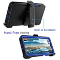 thumbnail image 3 of Samsung Galaxy A23 5G Case with Belt-Clip Holster ,Njjex Heavy Duty Protective Drop Protection Shockproof Cover with screen protector - Black + Blue, 3 of 6