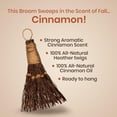 thumbnail image 4 of Cinnamon Broom 6" Cinnamon Broomstick Scented 3 Pack Mini Broom Witches Broom Decor for Halloween, 4 of 7