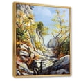 thumbnail image 3 of Designart 'Marble Path In Autumn Mountain' Traditional Framed Canvas Wall Art Print, 3 of 5
