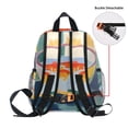 thumbnail image 5 of FORMRS School Backpack with Front Zippered Pocket 12" Student Travel Daypack, Goldfish Bowl, 5 of 6