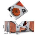 thumbnail image 5 of Rongfmy Multi Functional Resin Cedar Wooden Beer Coaster 6Coaster Square Base, 5 of 5