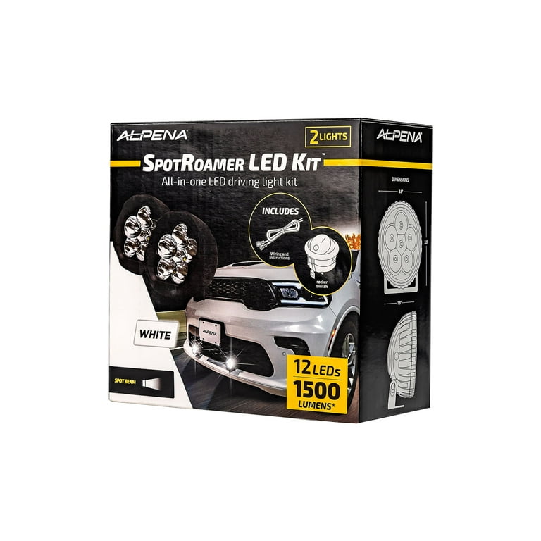Alpena SpotRoamer 12-24V LED Spotlights Kit, Model 77712