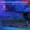 thumbnail image 4 of Tv Soundbar Bluetooth Computer Sondbar System Tv Home Theater Usb Subwoofer Rgb, 4 of 5