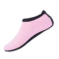 thumbnail image 3 of Hiking Barefoot Shoes for Women Zero Drop Ultra-Soft Stretch Fabric Lightweight Non-Slip Sole Wide Toe Box Breathable Summer Walking Trail Hiking Shoes,Light pink 35, 3 of 4