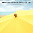 thumbnail image 6 of Alpha Joy 7FT Outdoor Parasol Beach Umbrella Fiberglass Ribs Umbrella with Tassel, Yellow, 6 of 10