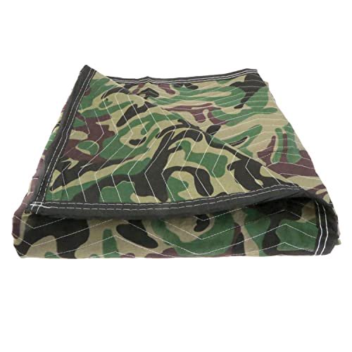US Cargo Control 65 lb/Dozen, 80"x72" Large Heavy Duty Moving Blanket, MBCAMO Camo