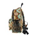 thumbnail image 4 of FORMRS School Backpack with Front Zippered Pocket 12" Student Travel Daypack, Retro Blossom Flower, 4 of 6