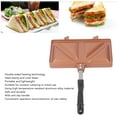 thumbnail image 3 of Double SidedFrying Pan, HotMaker, Hot Dog Toaster, Grilled Cheese Maker NonstickMaker Flip Grill Pan For Breakfast Pancakes, , Omelets, 3 of 8