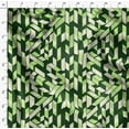 thumbnail image 4 of Soimoi Pure Silk Green Fabric By the Yard - 42 Inch Wide -Geometric Material - Artistic and Modern Patterns for Various Uses Printed Fabric, 4 of 6