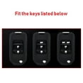 thumbnail image 5 of Xotic Tech Carbon Fiber Pattern TPU Remote Key Fob Cover Case Fit for Honda Civic CR-V HR-V Accord, 5 of 7