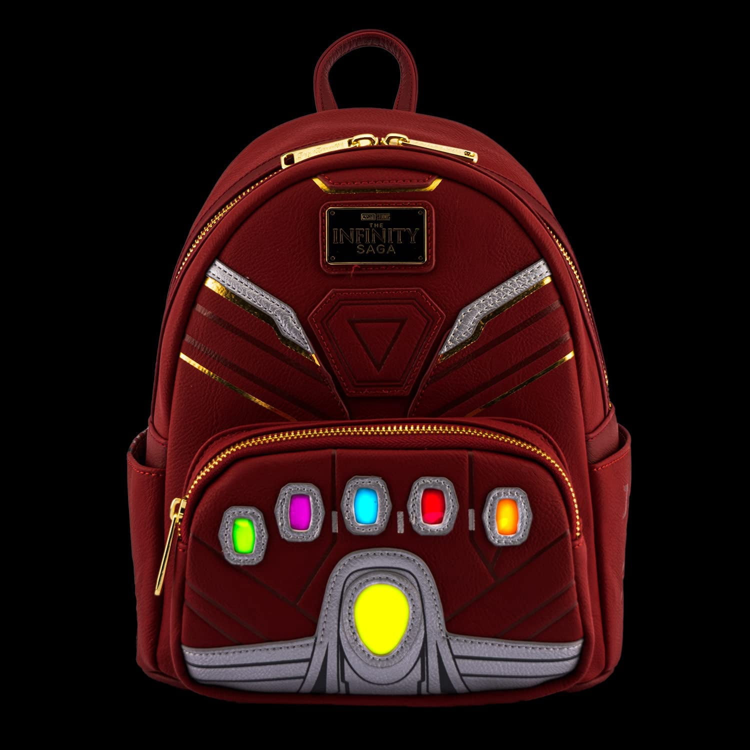 Loungefly x Marvel Infinity Saga Gauntlet Cosplay Light Up Mini Backpack