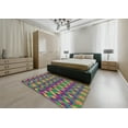 thumbnail image 5 of Ahgly Company Machine Washable Indoor Rectangle Transitional Green Area Rugs, 2' x 5', 5 of 7