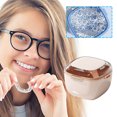 thumbnail image 5 of Vacemry Under $5 Dental Retainer Case, Orthodontic Brace Storage Box, Portable Denture Container with Secure Lid, Clear Plastic Holder for Invisible Aligners, 5 of 5