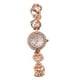 thumbnail image 5 of Reloj digital para mujer Reloj de pulsera de moda Reloj de cuarzo delicado Decoración de muñeca con diamantes de imitación Oro rosa, 5 of 5