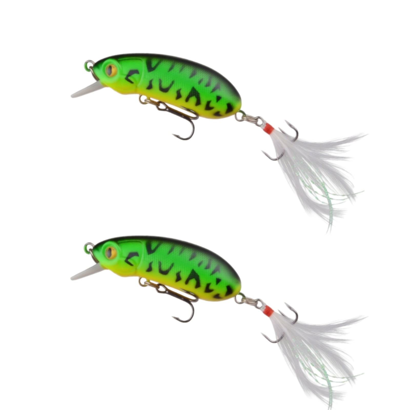 Bisitoy 2Pcs Buzz Fishing Lures Set with Propeller Blade for Summer Topwater
