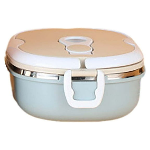 Ikeay Lunch Box, Stainless Steel Multi Layer Insulated Lunch Box Bucket Box Adult Portable Lunch Box Rectangular Pot, Bento Box