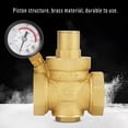 thumbnail image 3 of Pressure Reducer, Pressure Reducing Valve, BSP DN32 Thread Brass Water Pressure Reducing Valve with Gauge Meter 1.6MPa, Relief Valves, 3 of 8
