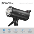 thumbnail image 4 of Studio Flash Strobe Godox SK400II-V, 400 W, 2,4 G, inalámbrico X, 4 of 9