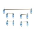 thumbnail image 2 of Estabilizadores atornillados de PCB chapados en oro 2U 6,25U Estabilizadores de teclas Tornillo del eje 5 piezas para 60 87, 2 of 4
