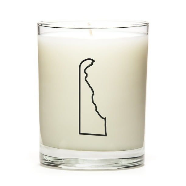 State Outline Soy Wax Candle Delaware State Lavender Walmart Com Walmart Com