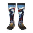 thumbnail image 1 of Balery Colorful Cow Pasture Calcetines novedosos Calcetines deportivos Calcetines hasta la rodilla Calcetines de algodón Calcetines originales y geniales, 1 of 6