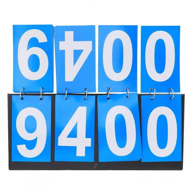 Double-Sided Printing Designs Sports Scoreboard, Score Board, Flexible And Durable Cloth + Metal + Cardboard Material High School Team Teens For Kids Sports