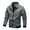 Grey, variant on Mens Winter Coat Spring Autumn Youth Windproof Thin Checkered Baseball Jacket Mens Jackets Beige M