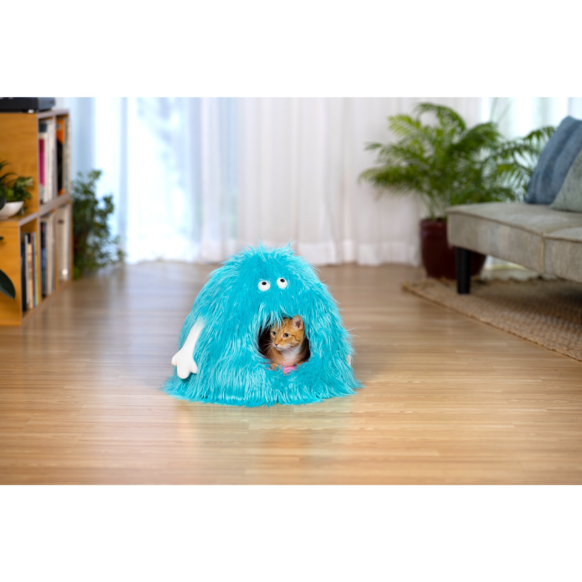 Prevue Pet Products Comfy Monster Cat and Dog Hideaway Bed 7604