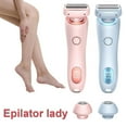 thumbnail image 3 of Clerance! Blue Hair Removal Device For Women Double Head Shaver Private Hair Trimmer Electric Shaver Hair Removal Device For Women, 3 of 5