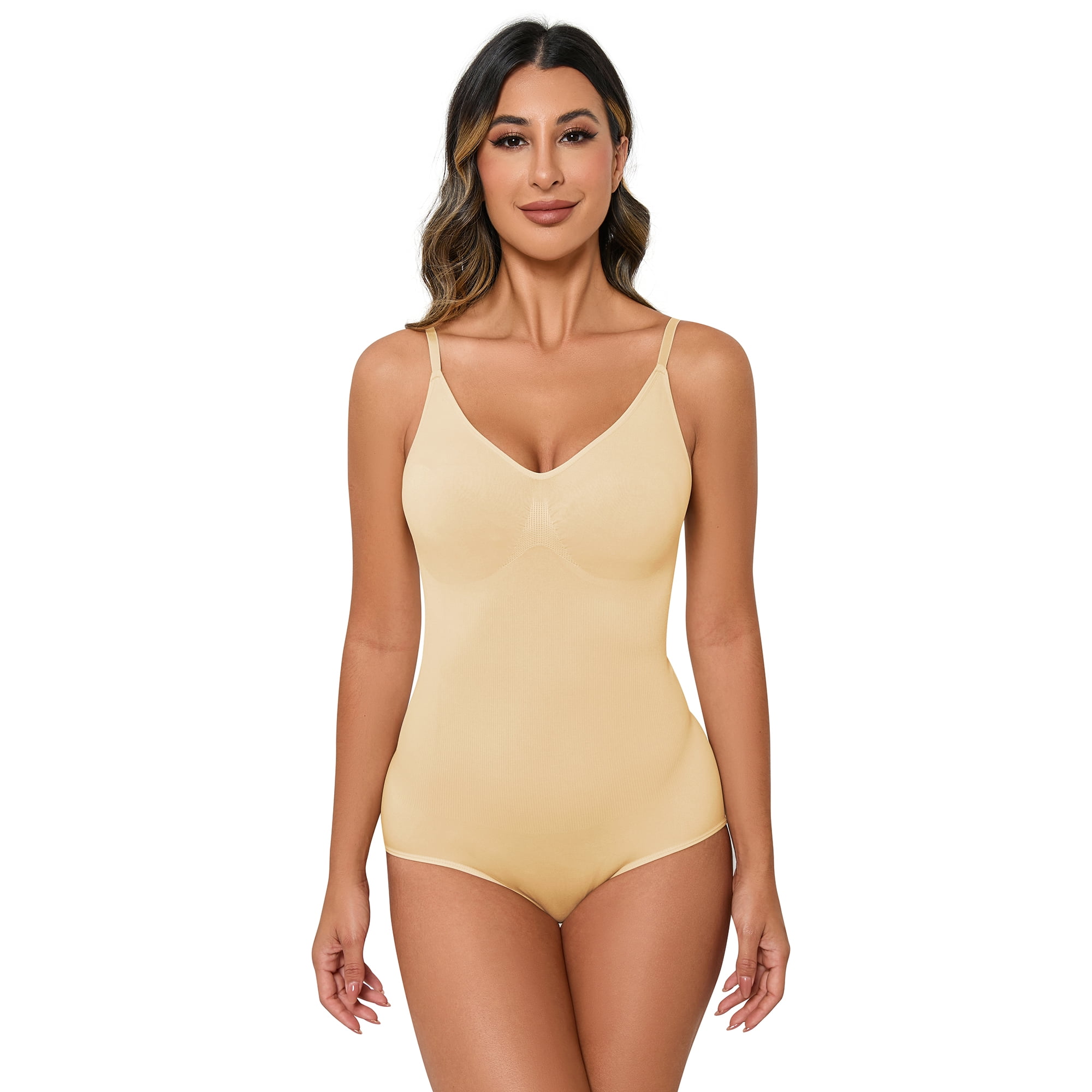 1pc Women Slim Waist Seamless White Shapewear Shaping Top