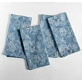 thumbnail image 1 of Vargottam Designer Cotton Canvas Napkins - Set of 12, 20-Inch, Blue Tone Botanical Line Art Print, Durable & Absorbent Cloth Napkins for Dining, Parties, and Home Decor - Machine Washable, 1 of 7