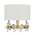 thumbnail image 2 of Warm Brass One Light Wall Sconce from the Dahlia Collection, 2 of 5
