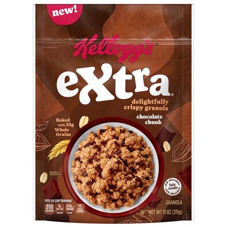 Kellogg's Extra Granola - Chocolate Chunk - 11 oz (Packaging May Vary)
