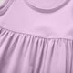 thumbnail image 5 of Odeerbi Vestido de Verano de Tanque de Algodón A-Camisola Sin Mangas de Color Sólido Para Niños, 5 of 7