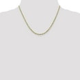 thumbnail image 5 of Solid 10k Yellow Gold 2.50mm Extra-Light Diamond Cut Rope Chain - 18", 5 of 8
