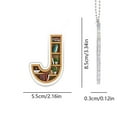 thumbnail image 3 of Limited Time Deal karymi 26 Letter Acrylic Keychain Pendant for Books Key Chain Key Ring Party Favors Gifts for Kids Limited Time Deal Outdoor Decor Wall Decor, 3 of 5