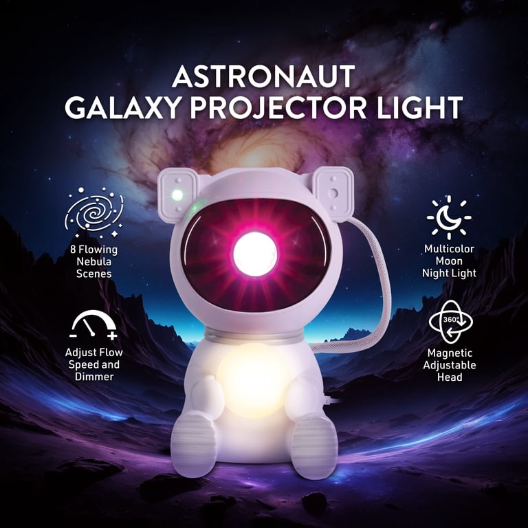 Xtreme Lit Astronaut Galaxy LED Night Light Projector with Remote photo 4