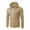 Beige, variant on Mens Zip Up Hoodie with Pockets Long Sleeve Full-Zip Hooded Sweatshirt Drawstraing Jacket with Pockets