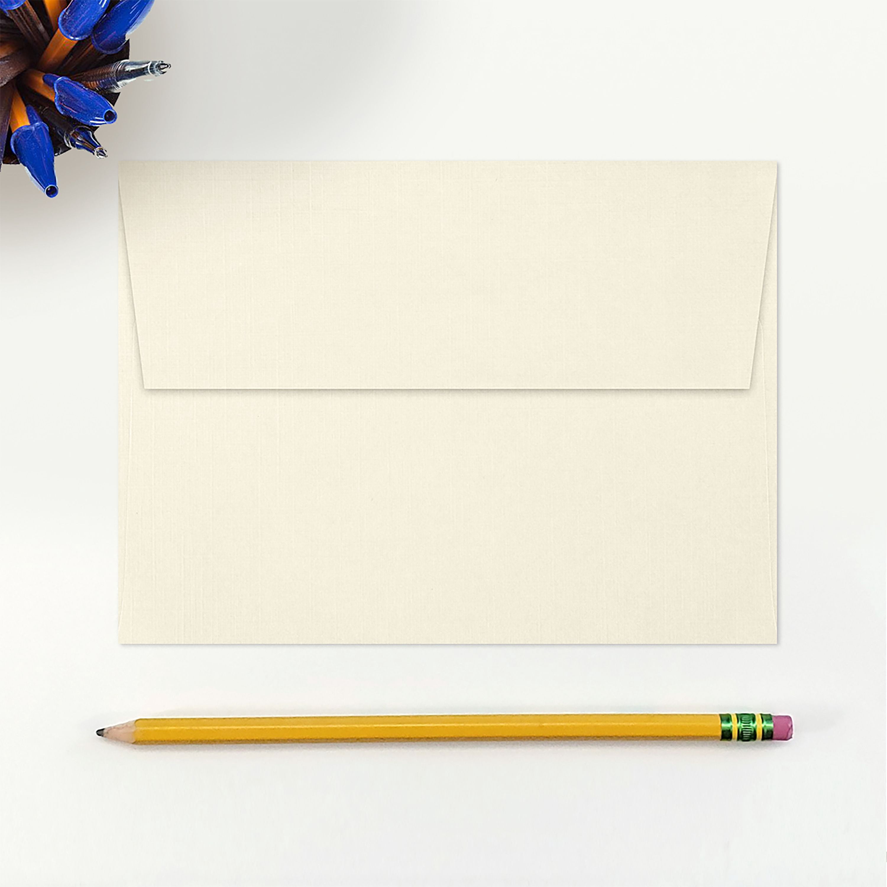 LUXPaper A7 Invitation Envelopes, 5 1/4 x 7 1/4, Natural Linen, 50/Pack