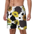 thumbnail image 2 of Gaeub Sunflowers Country Mens Swim Trunks Stretch Beach Shorts Quick Dry for Men Swim Shorts Swimwear with Pockets- 3X-Large, 2 of 9